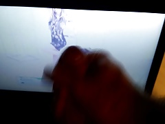 Avril Lavigne Cum Tribute on Screen #1