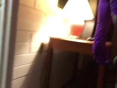 Latino Barebacks Crossdresser in Hotel - Part 1