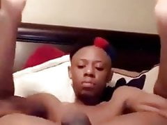 black guy showing the hole
