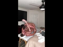 Straight Bareback During Erotic Massage Hung part 2 of 3