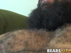 Julian Torres blows inked daddy before bareback 3way