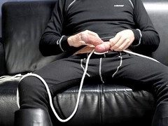 Busy, big mushroom head, hairy gay men