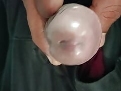 Saturday masturbation below the office desk