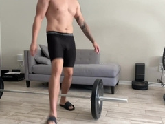Super Hot Sweat-Soaked Uber-Sexy Home Exercise