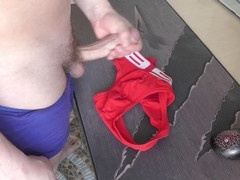 Cum on my man's underwear - ARTEM SUCHKOV
