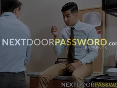 Dick hungry Kian Kane took all Kyyle Wyncrests cum into his mouth after a deep anal s