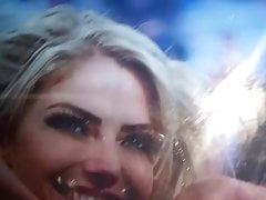 Quick load on Goddess face. WWE Alexa Bliss cum tribute.