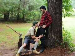 Lumberjack fucking with Jimmy Fanz and Zac Stevens