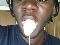 Tongue Drooling vid 1 for that day...