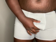 Chubby Muscular Bbc Teases And Toys His Dick