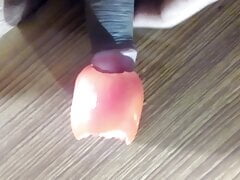 HornyShowMan: Tomato Massage Or DIY Sex toy, dont know but i ENJOYED.