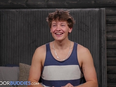 New-Cummer Connor Blakely Has Cherry Popped By Muscular Fuckpole