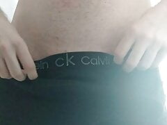Wanking my smooth cock