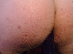 Fur Covered Ginger Rump Close up Fucktoy Rail