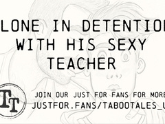 Homosexual Softcore Audio ASMR: Detention With His Steaming Tutor