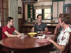 FamilyDick - Stepdad And Stepgrandpa Fill Their Boys’ Holes With Hot Cum