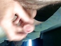 Jerking Masturbation Cumshot Uncut Cock Solo Amateur Dad