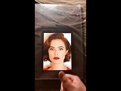 Zoey Deutch Cum Tribute 3