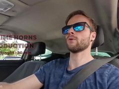 Vlog Steamy Forest Hookup with a Hiker Raw Blowjob and Cum Eating with Passion Maxime Horns