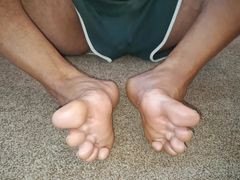 Showing off my soft legs and feet