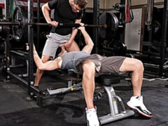 Hunks Roman Todd and Alexander Muller fucking at the gym