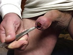 Floppy foreskin with: ball and spoon