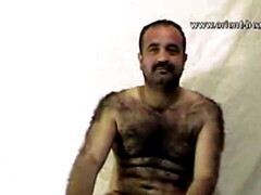 Bear jerk, hairy jerk off, fag