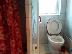 Boys Porn Starts Wanking In Living Room And Finishes In Bathroom