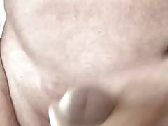 Short quick wank and cum