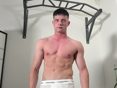 Flexing dude Bruce Paul looks amazing on camera