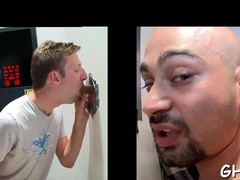 Deep throat poke for a magnificent homosexual