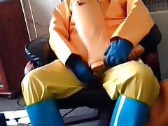 Yellow and blue
