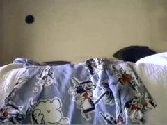 Wooly Str8 Boy with Uber-Cute Manstick jizzes on his palm 106