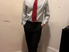 Guy Undressed and Jizzes Knob