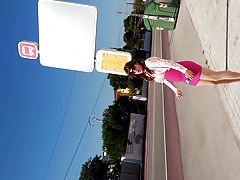 Waiting the bus