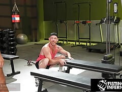 FistingInferno - Pierced Cocked Coach Fisted By Jocks