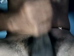 Masturbating while sitting