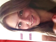 Cum Tribute to hot friend Carla 2