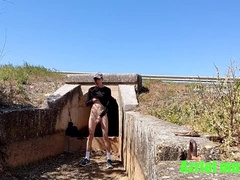 barely legal YEARS GINORMOUS BEEFSTICK TUGGING PUBLIC