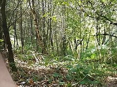 Wank in the woods