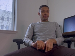 Spoken Roleplay - Your coworker catches you dressed in taut denim