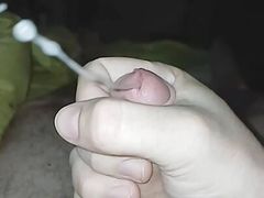Evening cumshot in slowmotion
