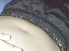 hot guy touches himself at night