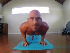 Horny for yoga solo with Johnny Sins