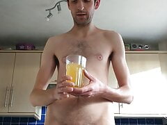 Drinking piss in the morning