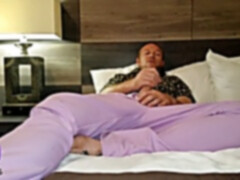 Step son-in-law masturbates Off On Vacation In Las Vegas