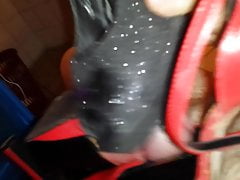 High heels cum - tripple action with patent high heels