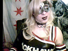 latex Cheerleader CD Dancing & Posing by VikkiCD16