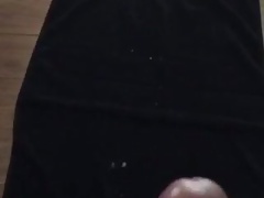 Big straight cumshot