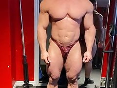 POSING PRACTICE IN RED POSERS